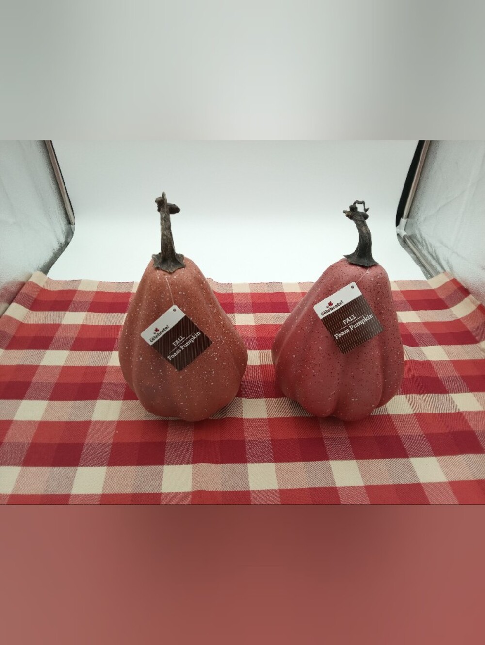 Two Foam Pumpkins NWT